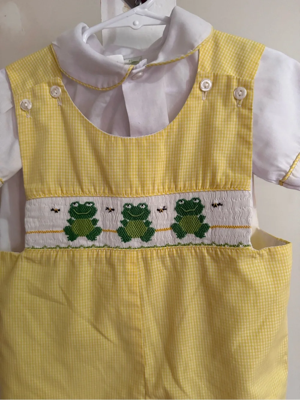 Be Mine Smocked Frog Outfit